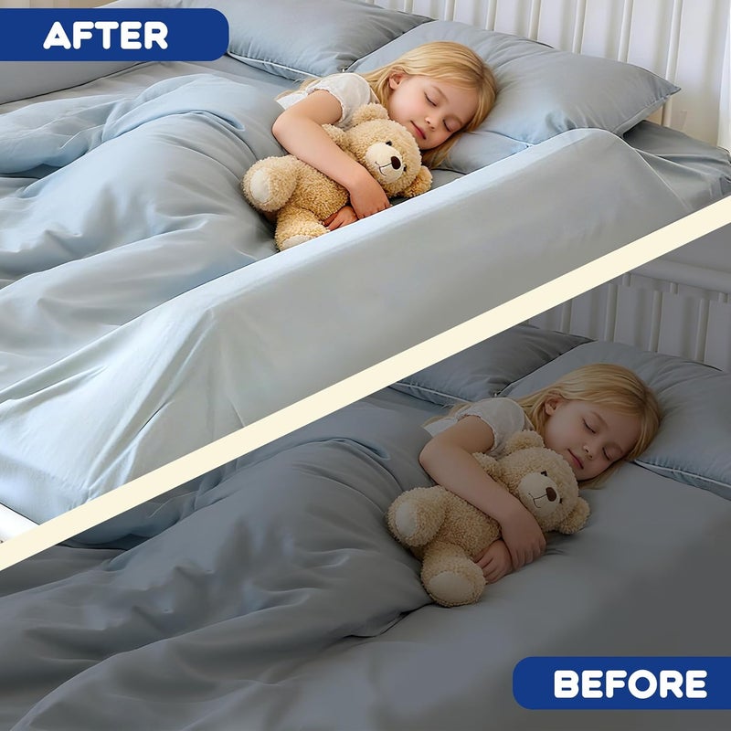 LVYSHOW Waterproof Bed Bumper for Toddler with Washable Cover, Upgrade Soft Baby Foam Rail for Full, Queen, Twin, King Size Bed, Green, 1 Pack - Image 4